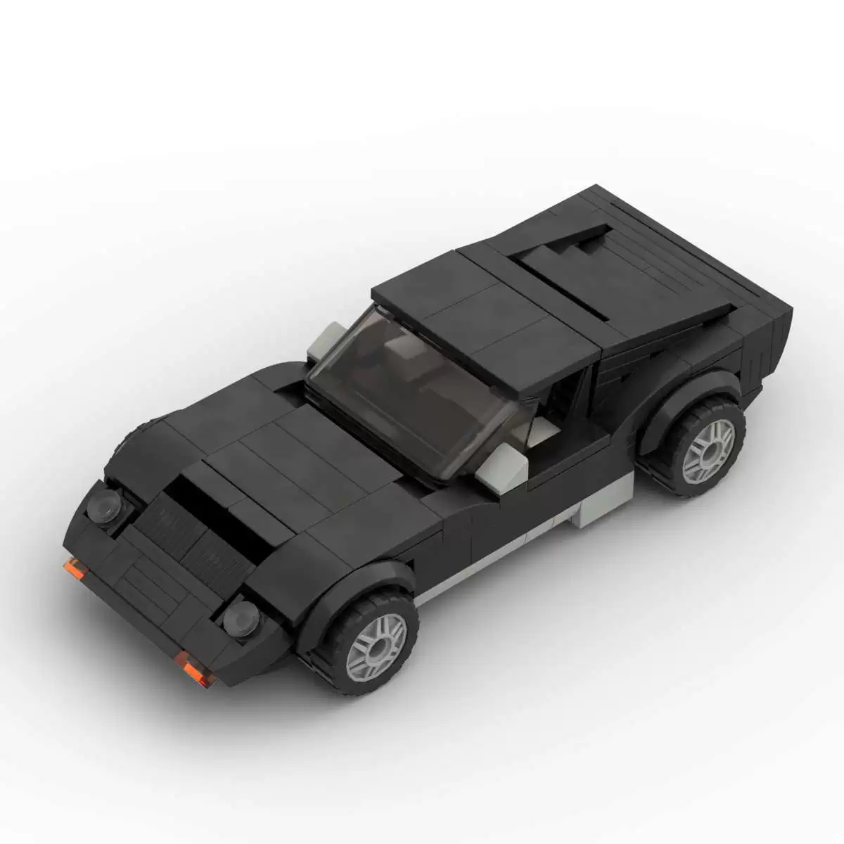 Lego, constructor, retro creative racing car, toy, set, DIY, small particles, training