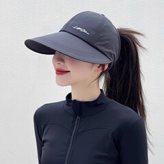 太陽の帽子の野球帽の帽子の女性の新型の洋気の学生の高い顔の値の日焼け止めの帽子のランニングの空の帽子の日よけの帽子