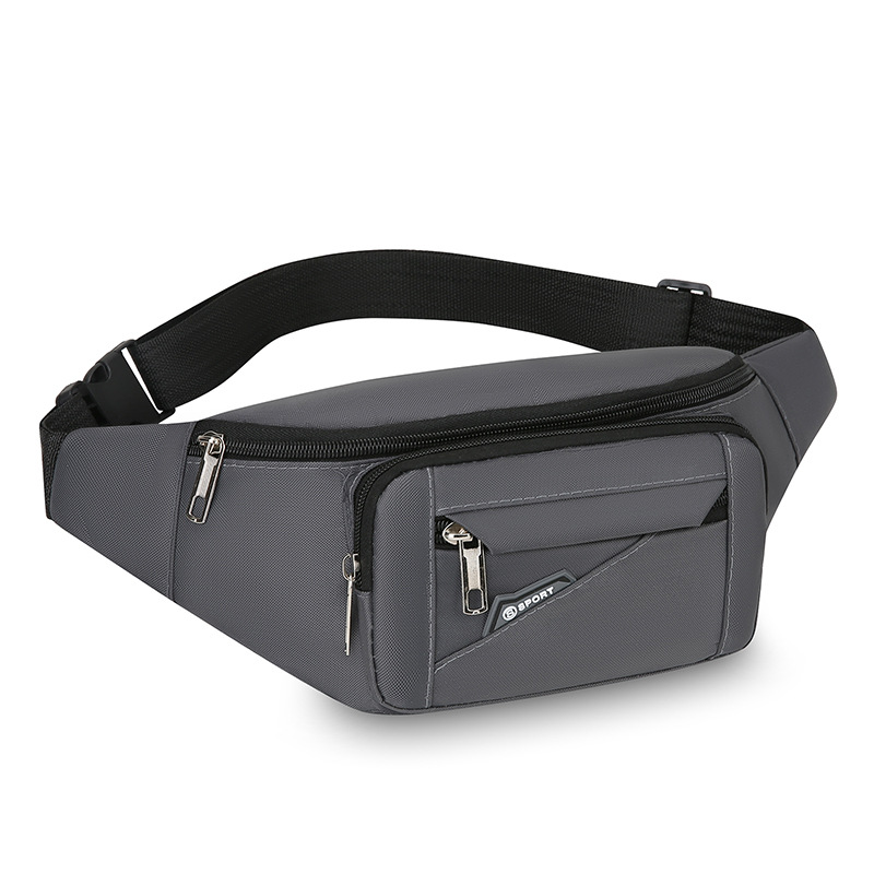 Bolsa de cintura a prueba de agua, mochila de hombro resistente al desgaste, bolsa de pago de negocios portátil al aire libre, bolso de pecho de hombre de gran capacidad
