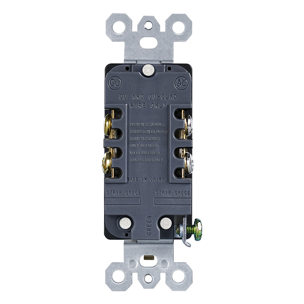 Comercio electrónico transfronterizo exclusivo para enchufes estándar estadounidenses UL decoración americana enchufes blancos TR 15A 20A 125V