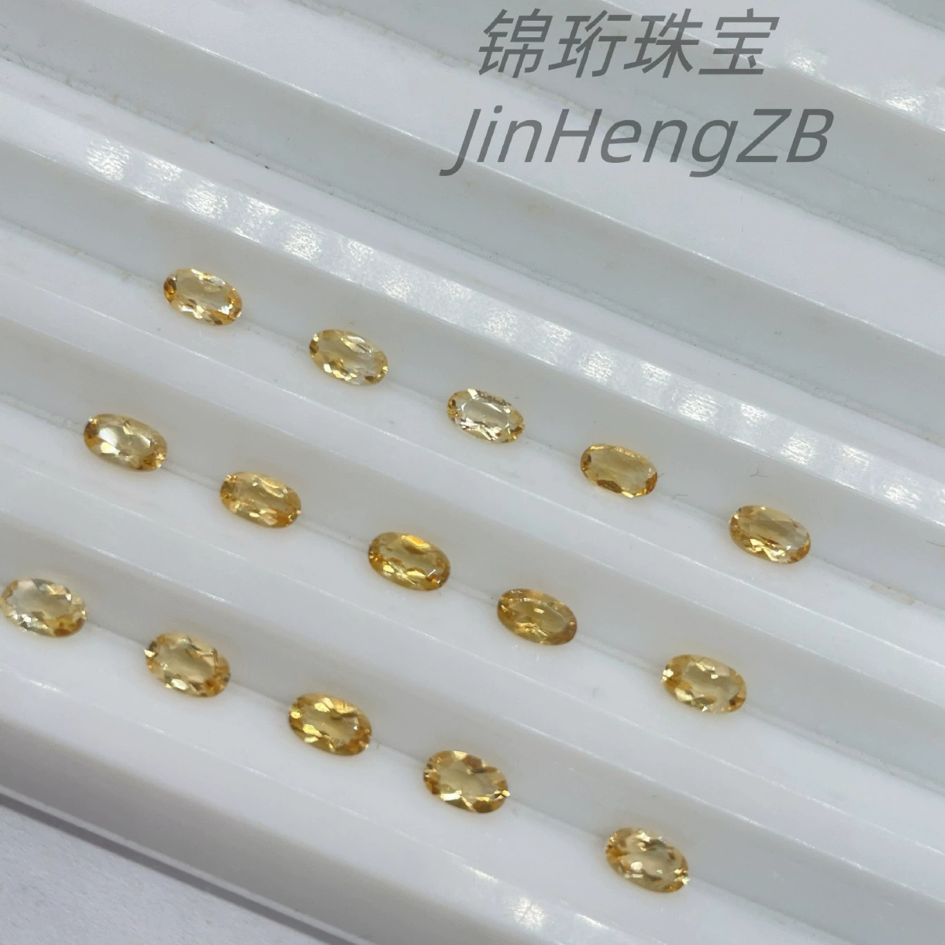 Натуральный цитрин яйцо в форме кольца голые каменные кольца