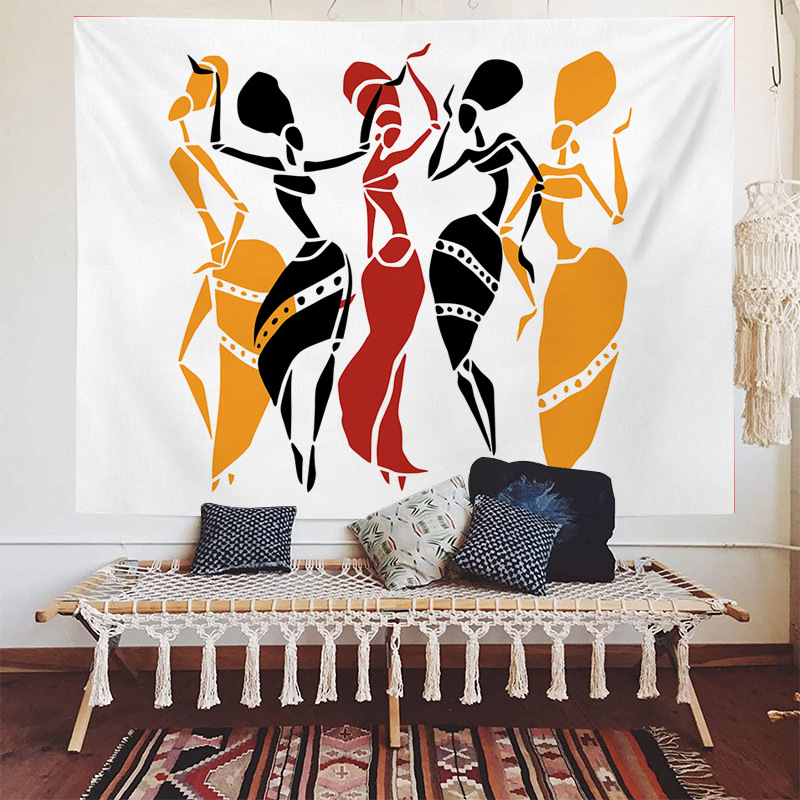 Dynamic Technology Background Cloth Dormitory Bedroom Hanging Cloth ins Live Broadcast Background Tapestry fireplace_voghion.com