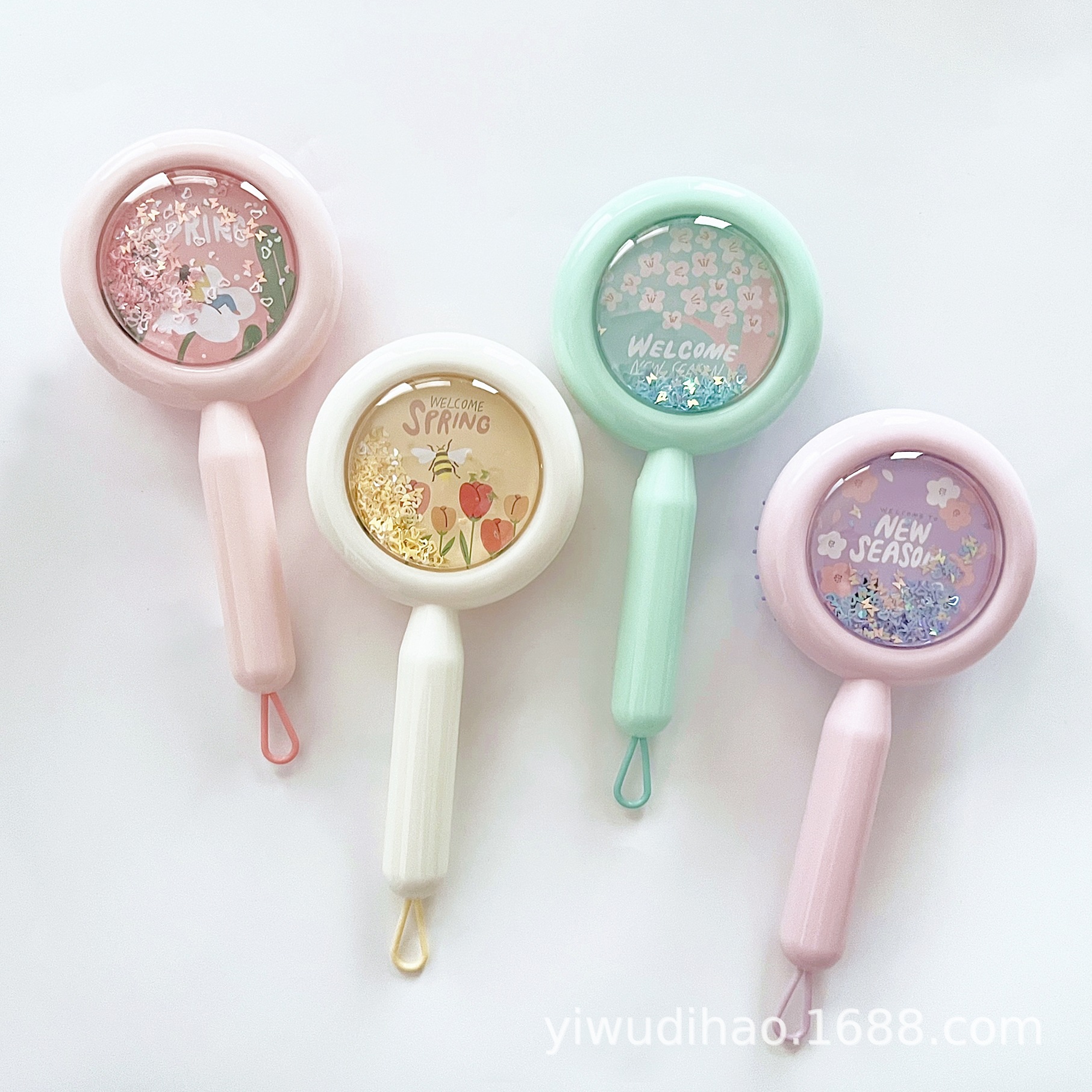 Transparent rainbow creative strap