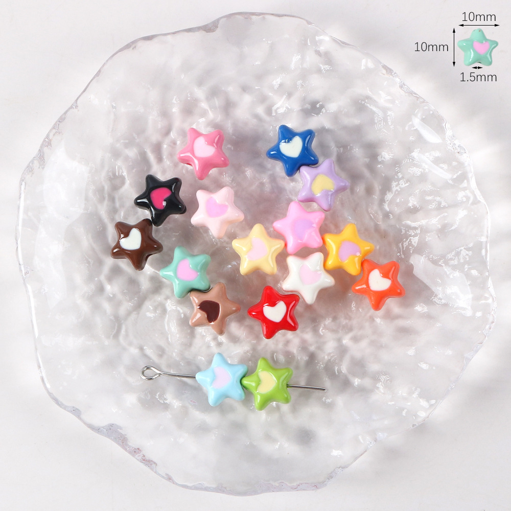 53# Two-color love five-pointed star