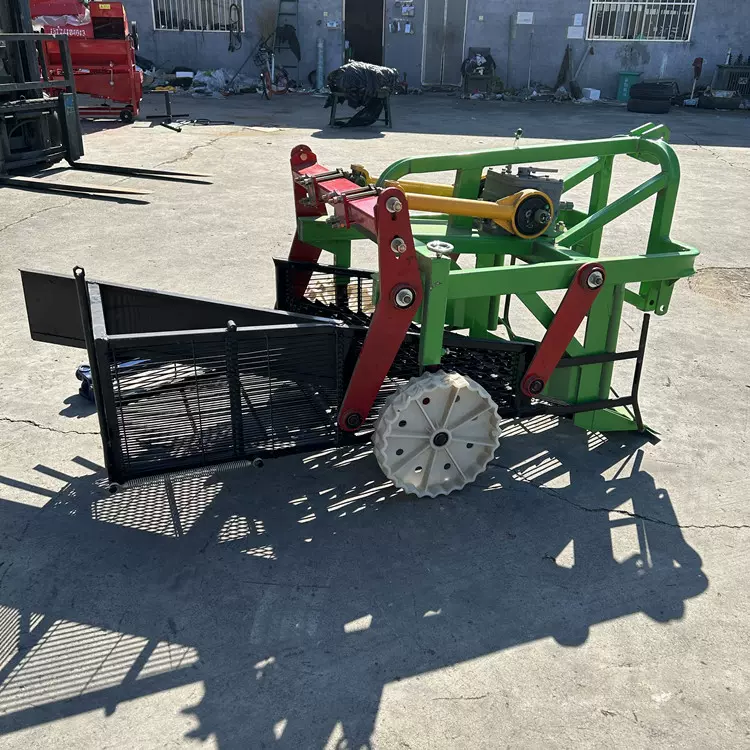 宝塔菜四轮车收获机 沙土花生收割捡拾一体机 收获宽幅80公分