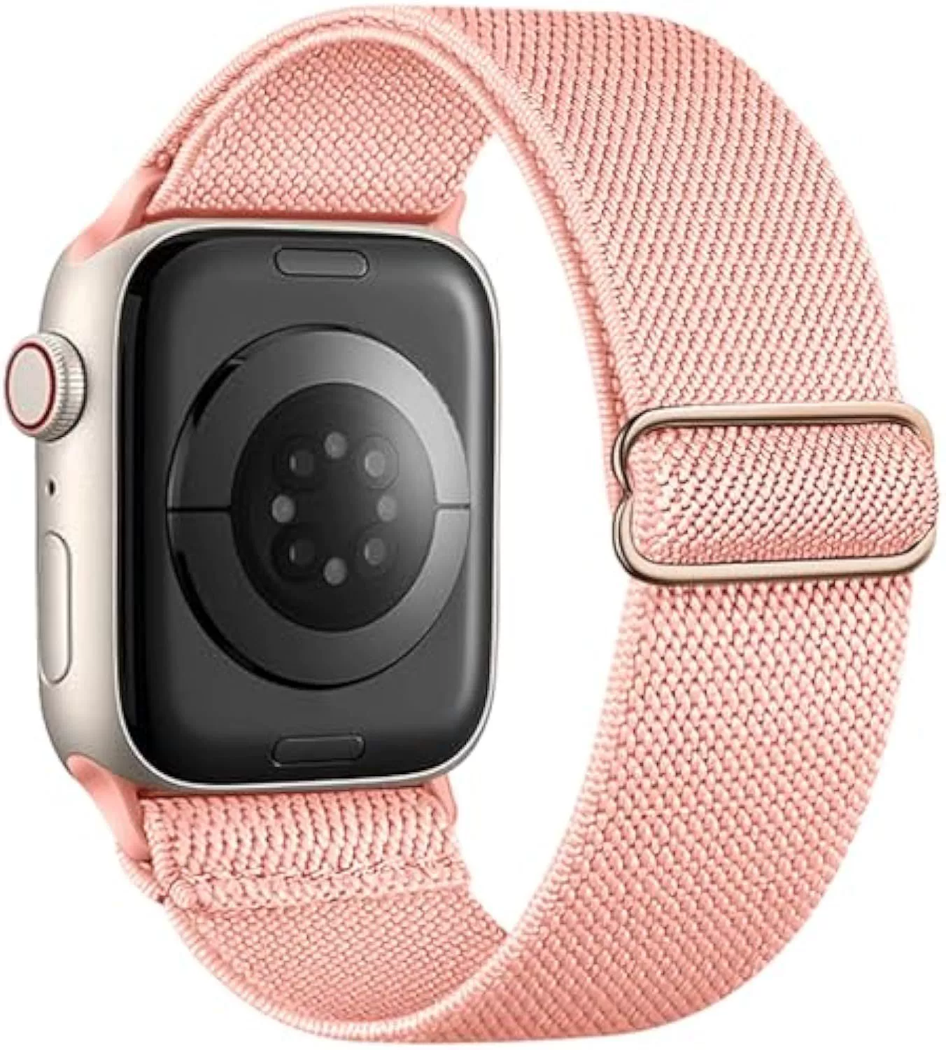 Ремешок-брет для часов (Apple) плетеный нейлоновый эластичный, регулируемая пряжка, совместим 38–49 мм