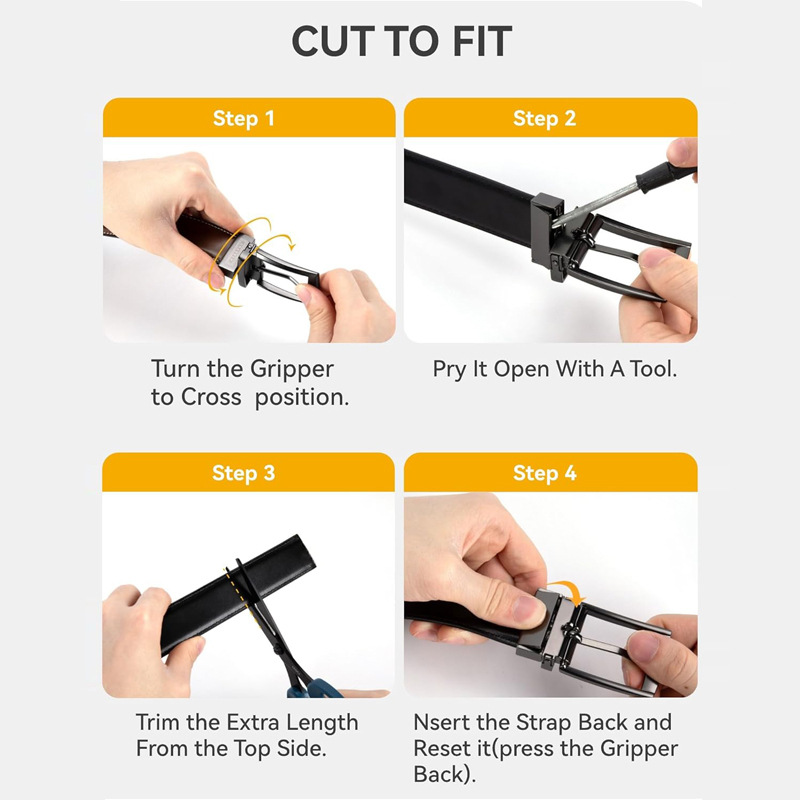 New Cross-border Best-selling Rotatable Pin Buckle Men's Genuine Leather Belt Premium Daily Belt Manufacturer Ready Stock