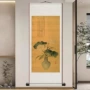 客厅茶室书房丝绸挂画