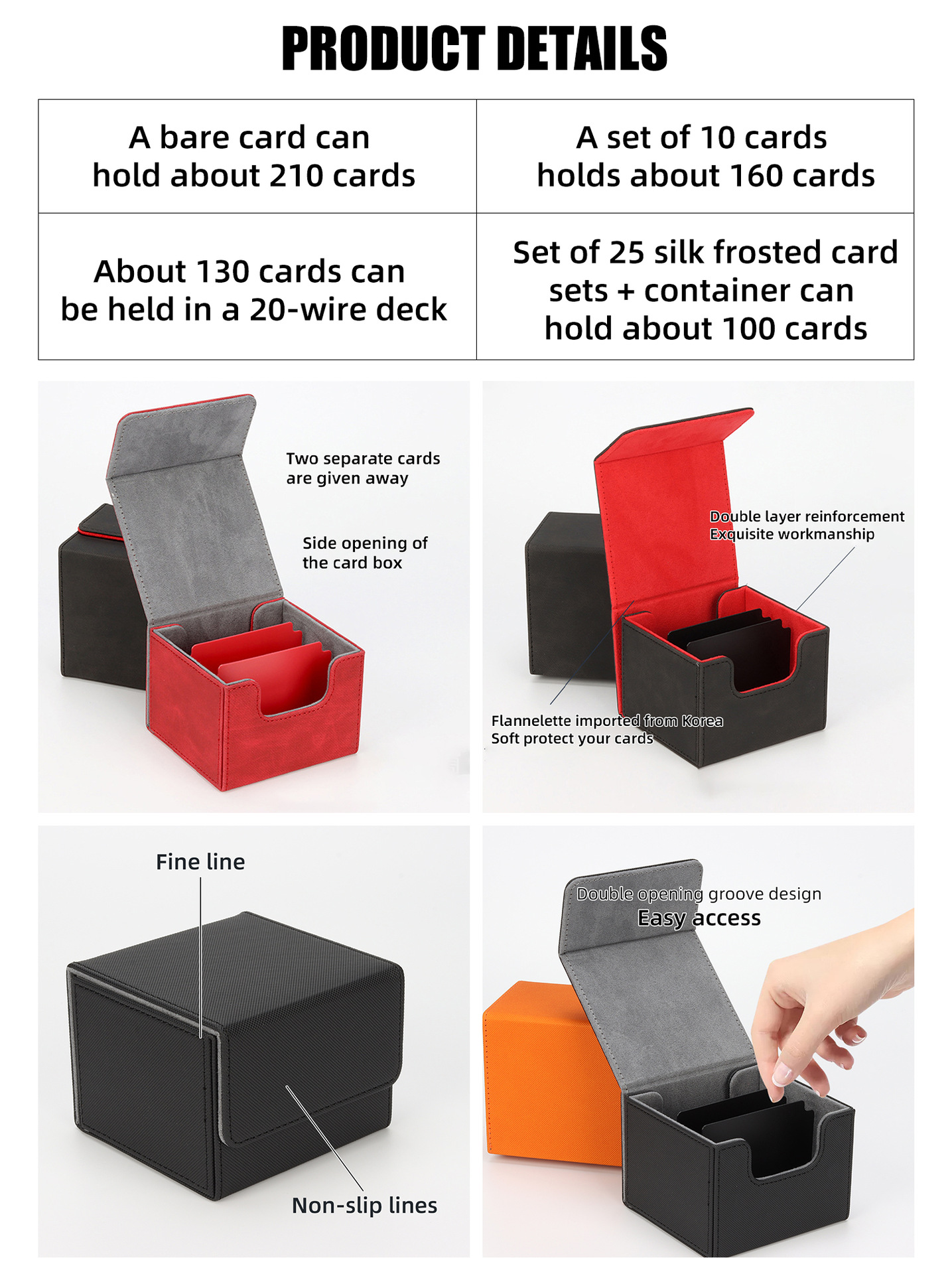 Cross-border Supply Of Extra-large Side-insert Box, Large-capacity Game Card Storage Box_voghion.com