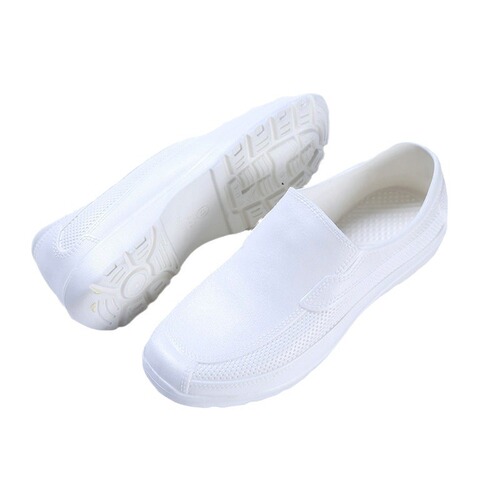 Wholesale EVA food hygiene boots, oil resistant, acid and alkali resistant, black white rain boots, short height rain boots, low-cut waterproof