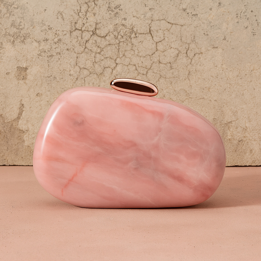 Borsa a tracolla leggera e lussuosa da donna in acrilico con conchiglia - Elegante pochette per feste serali, matrimoni e uso quotidiano. Borsa a tracolla alla moda in acrilico con conchiglia._voghion.com