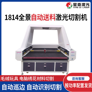 Fabric Laser Cutting Machine Panoramic Visual Positioning Automatic Feeding Clothing Fabric Digital Printing Laser Cutting Machine