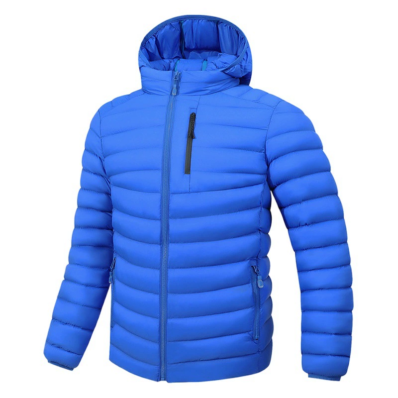 Мужская хлопковая куртка 2025: новая зимняя утепленная куртка для активного отдыха, ветрозащитная, разноцветная, с ребристой подкладкой, теплая, с капюшоном.