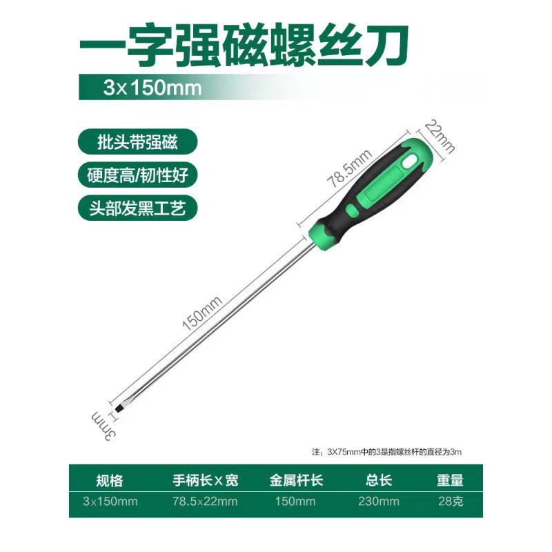 Destornillador cruzado manual destornillador multi-especificación con herramienta de reparación magnética destornillador fábrica al por mayor