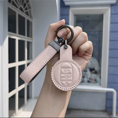 BMW mini key cover: Car key bag - bmw-d-smart-dirty-powder-simple-belt