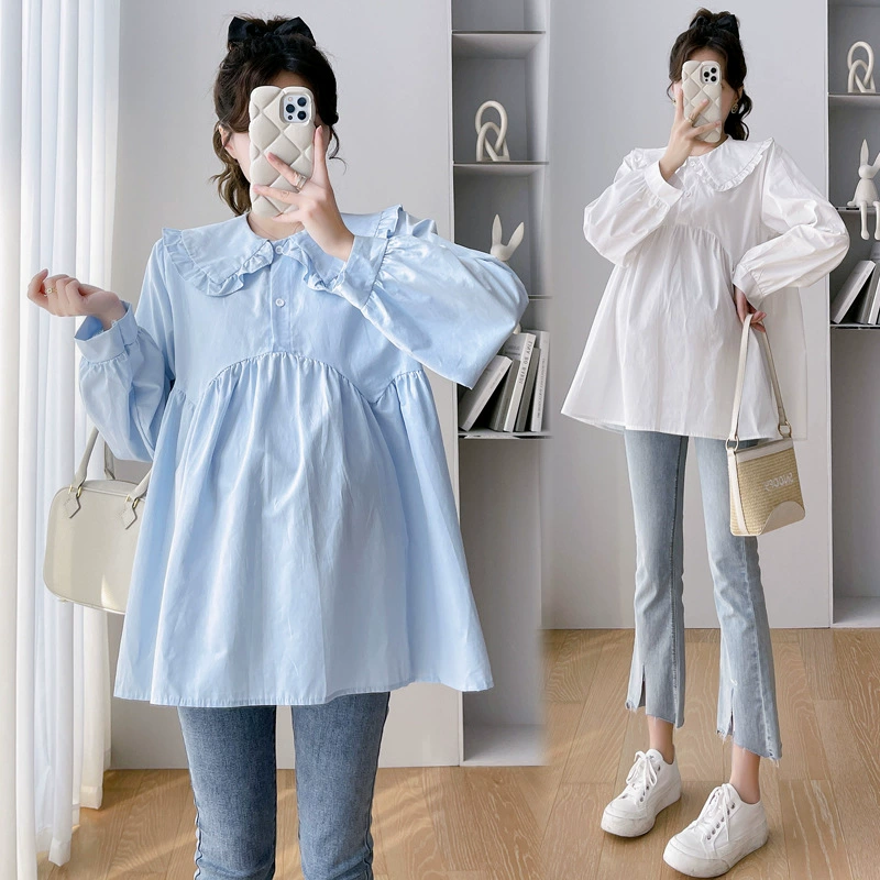 Осеннее термобелье, милая кукла, воротник-куколка, oversize