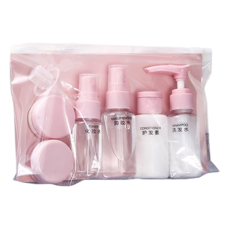 Fábrica al por mayor de cosméticos loción perfume lavado traje de almacenamiento viaje especial sub-botella para traje de viaje de negocios