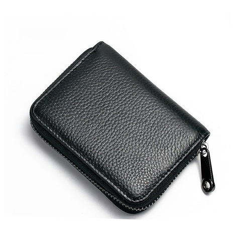 Cross-border best-selling monochrome high-end accordion card holder for men, small card case and money clip in one, document storage.