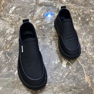Men's Shoes Summer 2025 Breathable Cloth Shoes New Style Pedal Lazy Slip-Ons Beijing Breathable Comfortable Casual Lightweight Men's Shoes