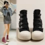 厚底增高新款春夏女靴