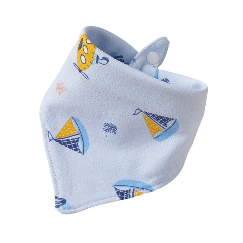 Baby algodón toalla de saliva toallas triangulares bebés recién nacidos anti-vomitación de leche buckle ultra suave buckle otoño invierno