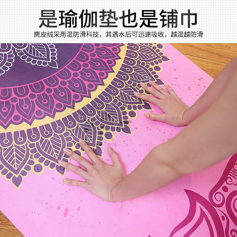 Home foldable non-slip yoga mat for gym, wholesale
