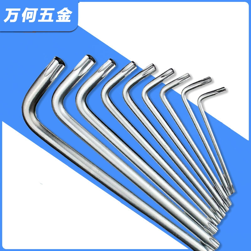 L Meihua inner hexagonal wrench disc brake TORX anti -theft wound rice characters 7 flower type star poreless panel hand