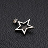 Fashionable accessory, pendant stainless steel, European style, simple and elegant design