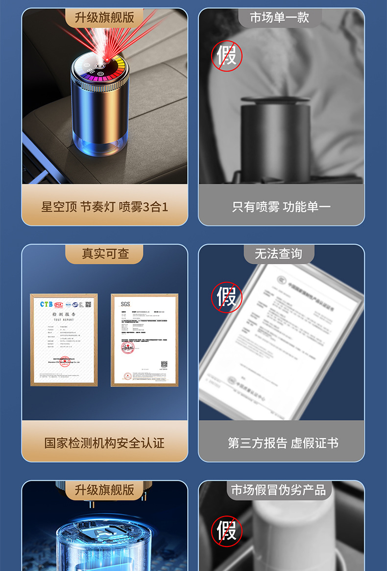 Intelligent car aromatherapy automatic spray lasting fragrance car perfume high-end fragrance machine star top pickup light