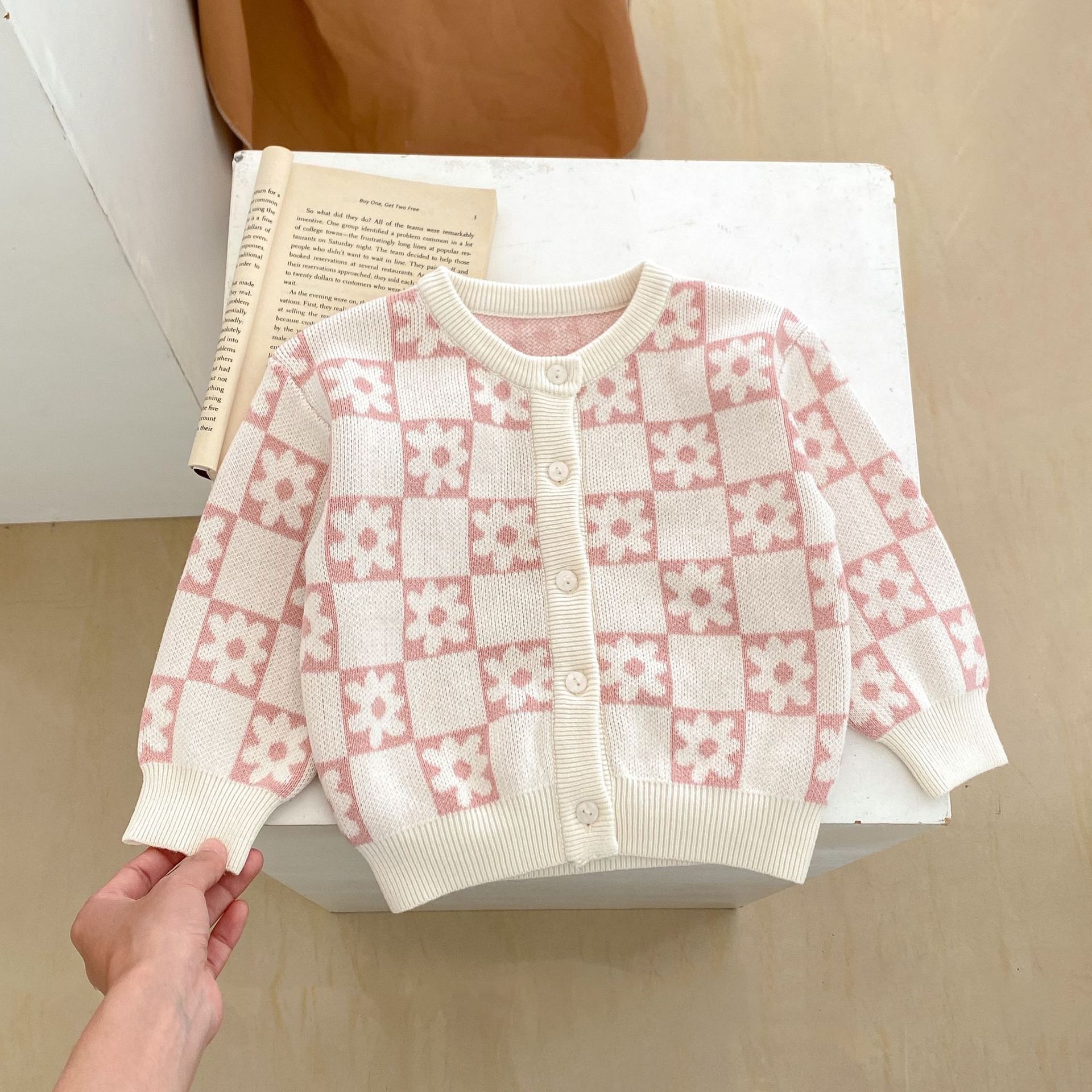 Cute Flower Cotton Baby Clothing Sets display picture 9