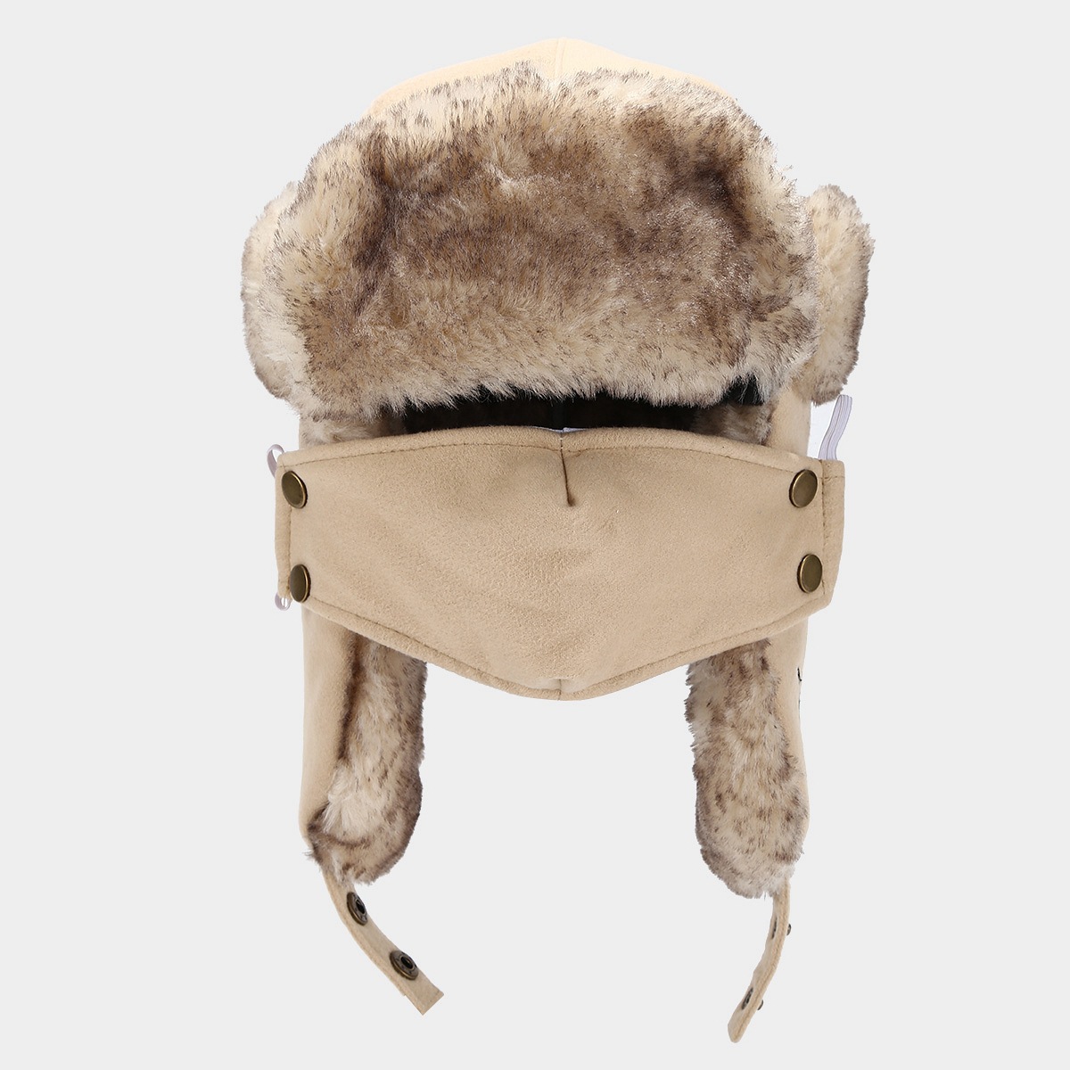 Gorro facial de invierno del noreste para hombres con máscaras gorro de ciclismo al aire libre gorro de piloto caliente gorro de protección de orejas para mujeres image 3
