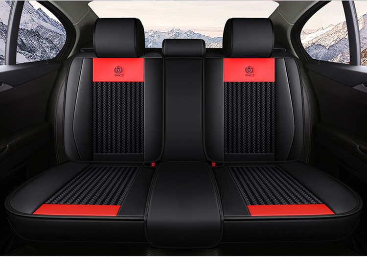 Cross-Border New Four-Season Leather Car Seat Cover Car Five-Seater Fully Enclosed Seat Cushion