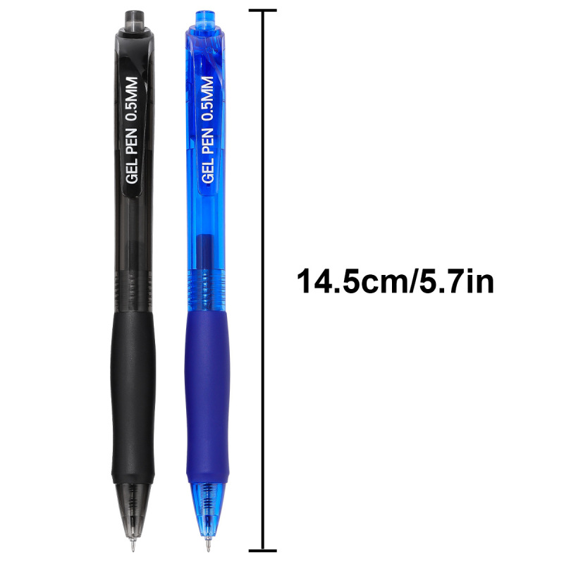 クロスボーダー k35 プレスゲルペン Amazon st ペン先プレス式水性ペン 黒と青 小学生専用ボールペン|undefined