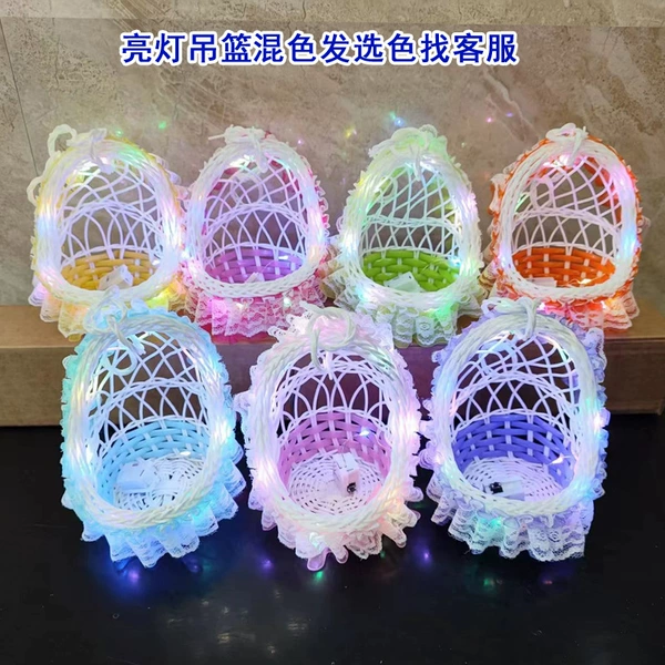 Light-up hanging basket (empty basket)