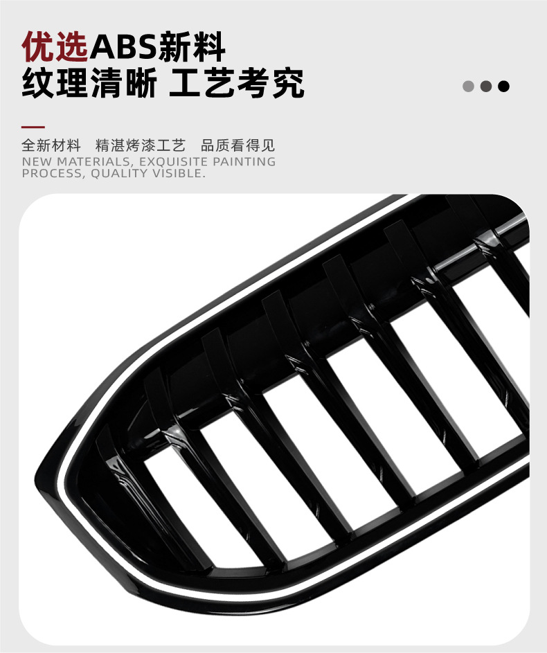 Suitable for Bmw 3 Series Bmw G20 G21 G28 Lci 2023+ Single-Line Illuminated Front Grille Modification