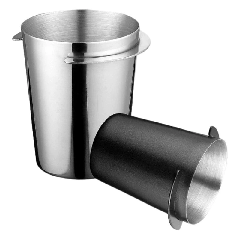 Утолщенная чашка для приема порошка из нержавеющей стали 304, чашка для аромата кофе K43, чашка для приема кофейного порошка, легкая портативная ручка, чашка для приема порошка