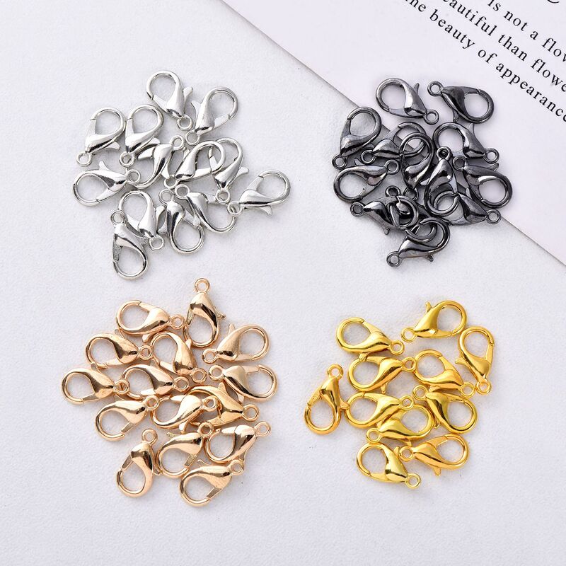 Electroplated alloy with hanging lobster clasp dog clasp necklace chain key chain connection buckle bracelet handmade DIY jewelry accessories