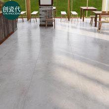 微水泥仿古砖900x1800客厅防滑地砖灰色水泥砖餐饮店地砖复古瓷砖