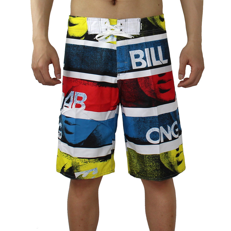 Billabong Cross-border Men's Casual Beach Pants Watertight Peach Fur Quick-drying Surfing Beach Pants Spa Swimming Trunks