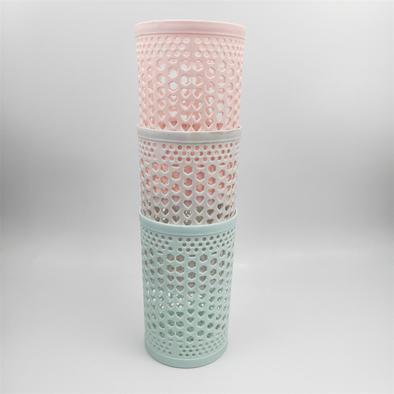 Portapalillos de plástico con perforaciones grande y redondo para restaurante y hotel, venta al por mayor.