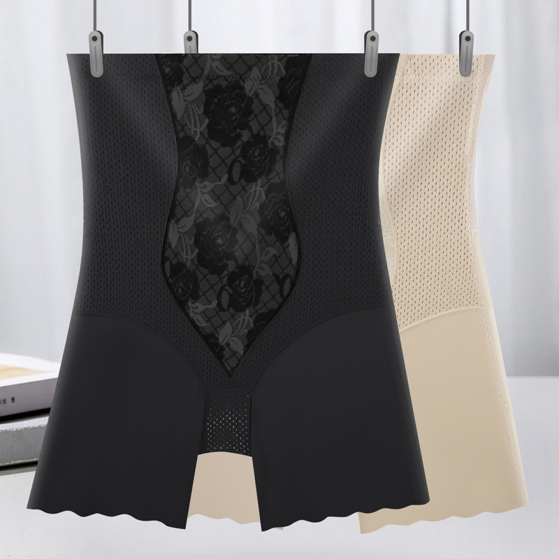 Verano postparto delgada cintura alta corsé vientre que forma los pantalones Levantamiento de cadera cintura corsé cuerpo que forma la ropa interior boxeador de las mujeres pantalones de seguridad