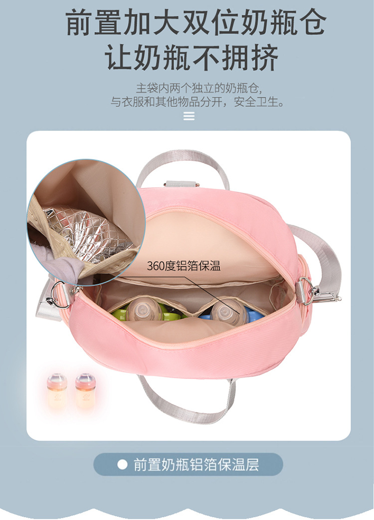 Cartoon lightweight outdoor mommy bag, hand-held backpack, multi-functional outdoor single-shoulder casual and versatile crossbody bag undefined