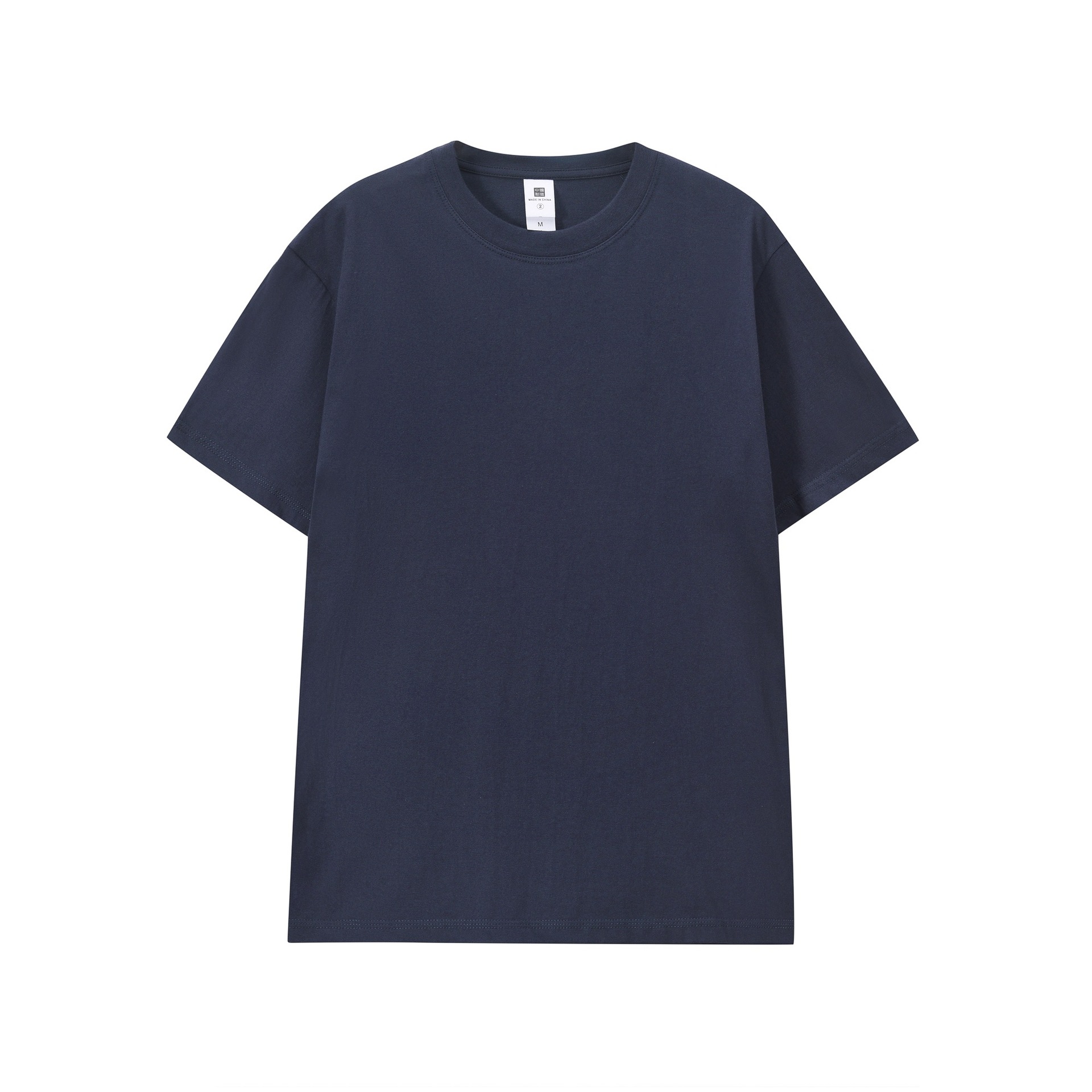 Camiseta de manga corta de algodón puro para hombre, 100% algodón, nueva camiseta básica de verano, cuello redondo, holgada, color sólido, estilo coreano, ropa interior moderna