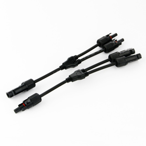 MC4Y type three-way split connector three-way connector photovoltaic solar panel parallel connection line