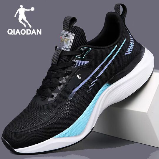 Jordan men's shoes spring and summer 2025 new mesh leather breathable lightweight non-slip running shoes soft bottom shock absorption sneaker
