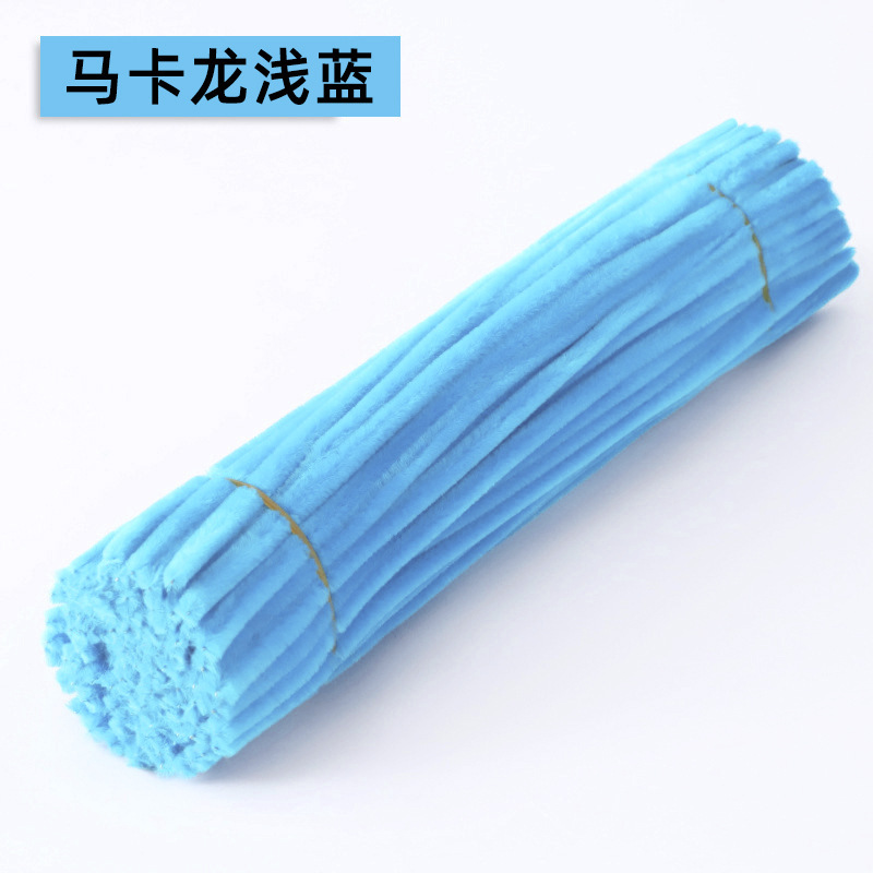 Varilla de torsión colorida súper densa hecha a mano fabricante de material de bricolaje al por mayor varilla de torsión de macarons hecha a mano en negrita para niños