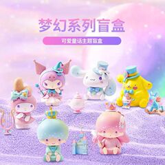 サンリオドリームシリーズブラインドボックスビッグ耳犬メロディー装飾品女の子フィギュアシナモンドッグ 2021 クロスボーダー卸売