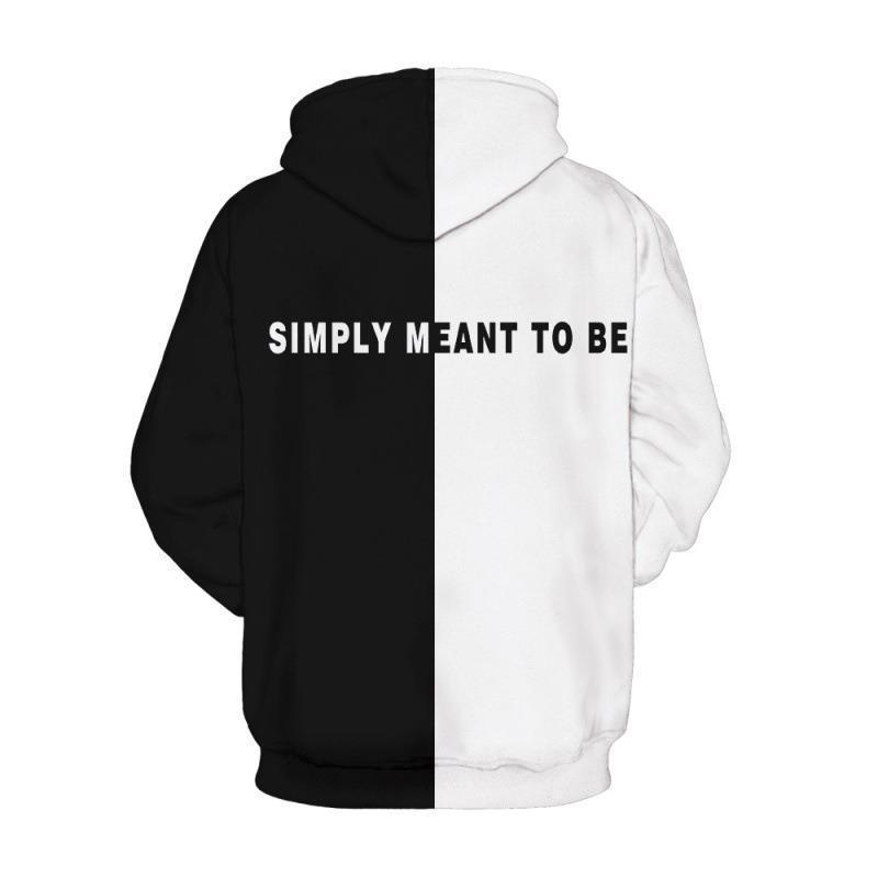 Sudadera con estampado digital 3D de otoño 2023 Nochebuena Scary Jack Pareja Cinturón suelto informal Recto_voghion.com