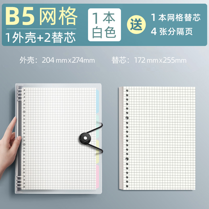 (흰색) B5격자/1권 (자극적이지 않음)