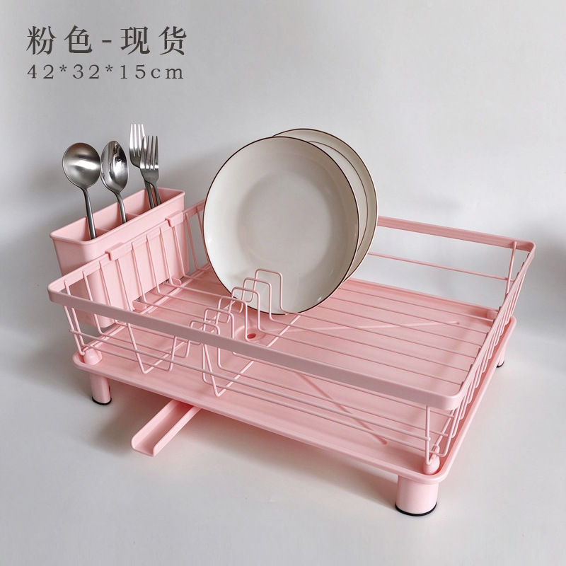 Escurridor de Platos Integrado de Hierro para Cocina